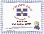 Full Realism KOTH Certificate
